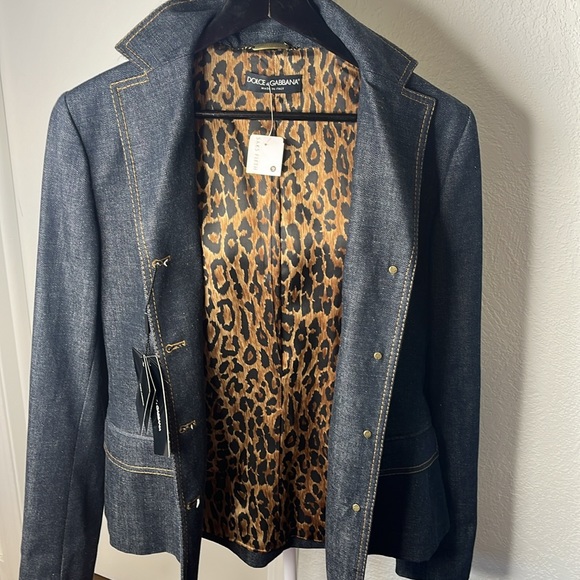 DOLCE & GABBANA VINTAGE 2 piece DENIM SUIT - Picture 2 of 14